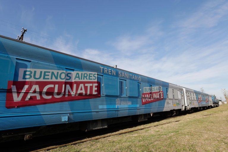 Provincia presentó el tren sanitario que pasará por (SAAVEDRA), el 22 y 23 de junio.